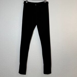 Vince Black Skinny‎ Leggings Stretch Pants Size 2 Zip Pocket Modern